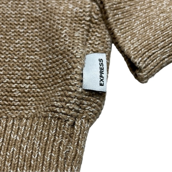 Express Stripe Natural Colors Knit Sweater Size L - Picture 6 of 9
